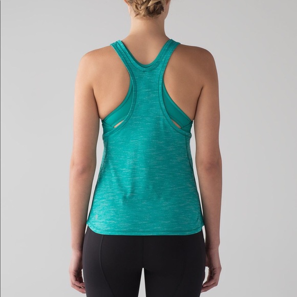 *SOLD* Lululemon Glide and Stride Tank in Teal - Picture 1 of 6